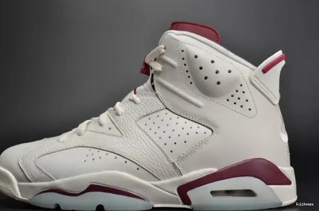 Cheap Maroon white 384664-116 Retro Jordan Air 6 0528